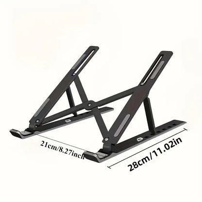 Adjustable laptop stand compatible with 10 to 17 inch laptops